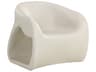 Orson Concrete Cream Lounge Chair