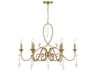 Fairchild 6-Light Warm Brass Candelabra Chandelier