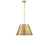 Alden 1-Light Warm Brass Empire Pendant