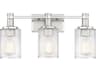 Concord 3-Light Silver Polished Nickel Vanity Light