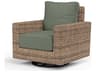 Havana Tobacco Wicker Cushion Lounge Chair