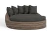 Havana Outdoor Daybed in Tobacco Wicker