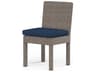 Montecito Driftwood Wicker Cushion Dining Chair