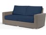 Montecito Driftwood Wicker Cushion Loveseat