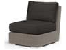 Montecito Driftwood Wicker Cushion Lounge Chair