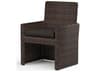Montecito Cognac Wicker Cushion Dining Chair