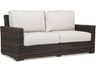 Montecito Wicker Outdoor Loveseat Cognac