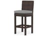 Montecito Cognac Wicker Cushion Counter Stool