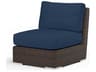 Montecito Cognac Wicker Cushion Lounge Chair