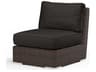 Montecito Cognac Wicker Cushion Lounge Chair
