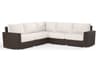 Montecito Cognac Wicker Cushion Sofa
