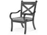 Monterey Copper Aluminum Cushion Dining Chair