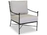Provence Wrought Iron Club Chair Outdoor Lounge Seating