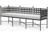 Provence Garden Bench Wrought Iron Outdoor Seating