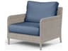 Manhattan Gray Wicker Cushion Lounge Chair