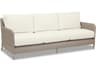 Manhattan Wicker Outdoor Sofa Dove Grey