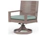 Laguna Driftwood Aluminum Cushion Dining Chair