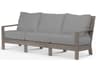 Laguna Driftwood Aluminum Cushion Sofa