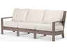 Laguna Driftwood Aluminum Cushion Sofa