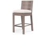 Laguna Driftwood Aluminum Cushion Counter Stool