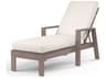 Laguna Driftwood Aluminum Cushion Chaise Lounge