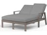 Laguna Driftwood Aluminum Cushion Chaise Lounge