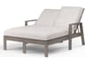 Laguna Aluminum Double Chaise Lounge Outdoor Patio Furniture