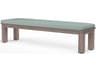 Laguna Driftwood Aluminum Cushion Bench