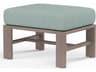 Laguna Driftwood Aluminum Cushion Ottoman