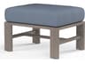 Laguna Ottoman Driftwood Finish Outdoor Footrest