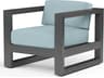 Redondo Slate Aluminum Cushion Lounge Chair