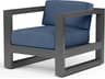 Redondo Slate Aluminum Cushion Lounge Chair