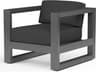 Redondo Slate Aluminum Cushion Lounge Chair