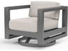Redondo Slate Aluminum Cushion Lounge Chair