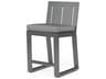 Redondo Outdoor Bar Stool Aluminum Slate
