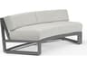 Redondo Curved Outdoor Sofa Modern Aluminum Frame