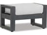 Redondo Outdoor Ottoman Modern Industrial