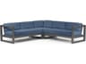Redondo Slate Aluminum Cushion Sofa