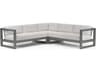 Redondo Slate Aluminum Cushion Sofa