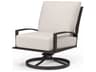 La Jolla Espresso Aluminum Cushion Lounge Chair
