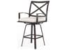 La Jolla Espresso Aluminum Cushion Bar Stool