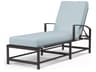 La Jolla Espresso Aluminum Cushion Chaise Lounge