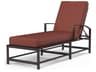 La Jolla Espresso Aluminum Cushion Chaise Lounge