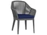 Milano Slate Rope Cushion Dining Chair