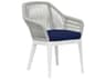 Miami Frost Rope Cushion Dining Chair