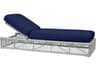Miami Frost Rope Cushion Chaise Lounge