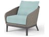Marbella Graphite Rope Cushion Lounge Chair