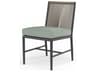 Pietra Armless Dining Chair Outdoor Rope