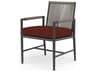 Pietra Outdoor Dining Arm Chair Mid-Century Modern