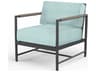 Pietra Graphite Aluminum Cushion Lounge Chair